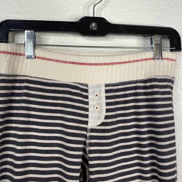 Abercrombie Fitch Sleepwear Collection Pajama Set Henley Ribbed Striped Size S - Picture 12 of 16